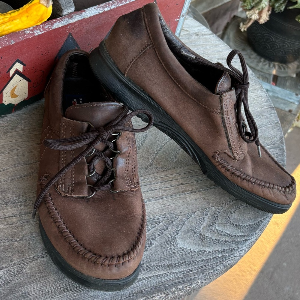Dexterโ Walkmocs Lace Up Leather Casual Shoes